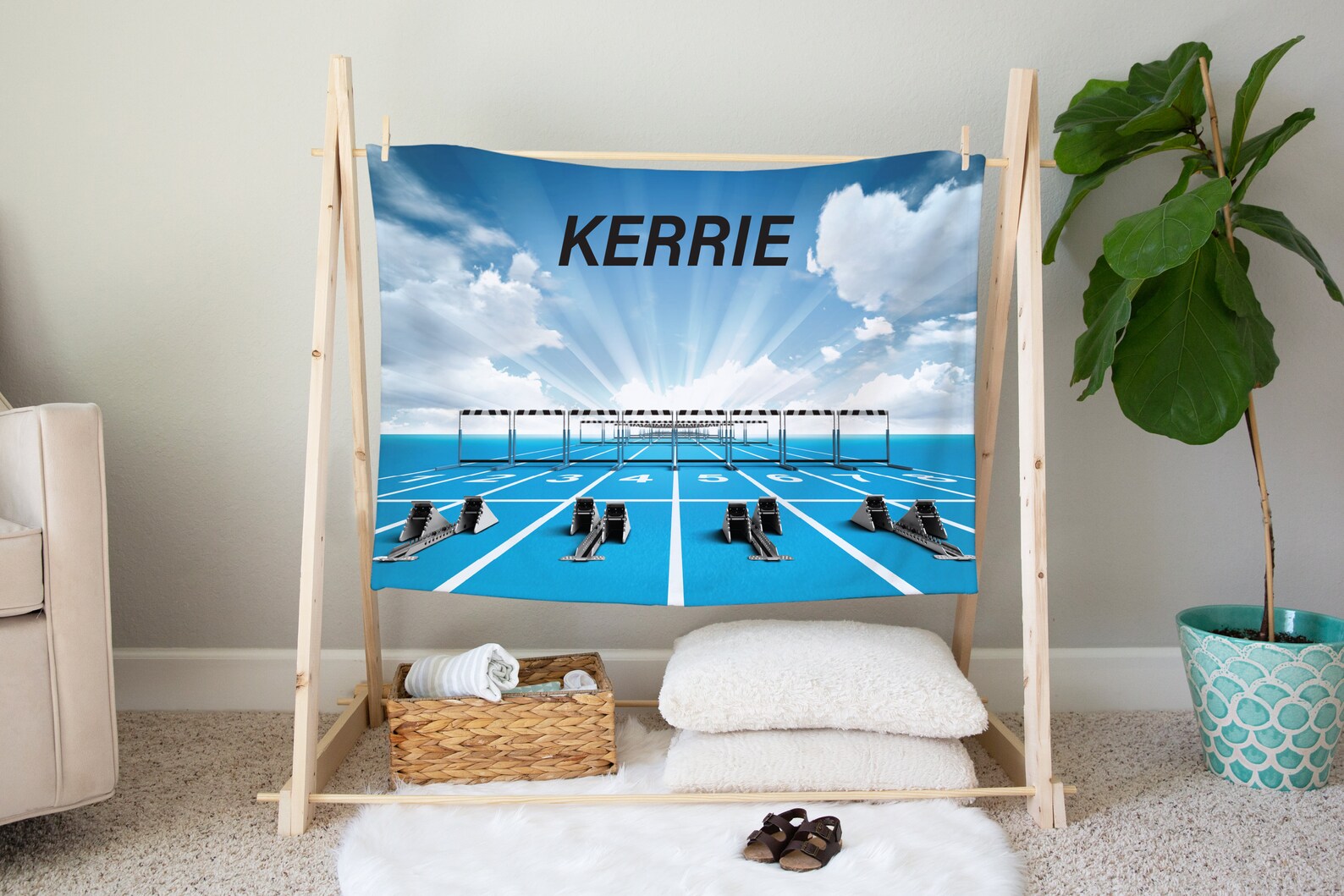 Track and Field Blankets Track and Field Gifts Running Gift Etsy