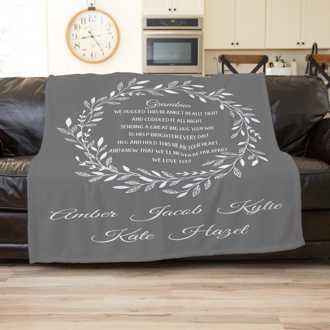 Mothers Day Gift for Nana Personalized Gift for Nana Grandma Blanket Mom Blanket Gigi Gift Mother of the Groom Gift Thank You Gift Etsy Canada