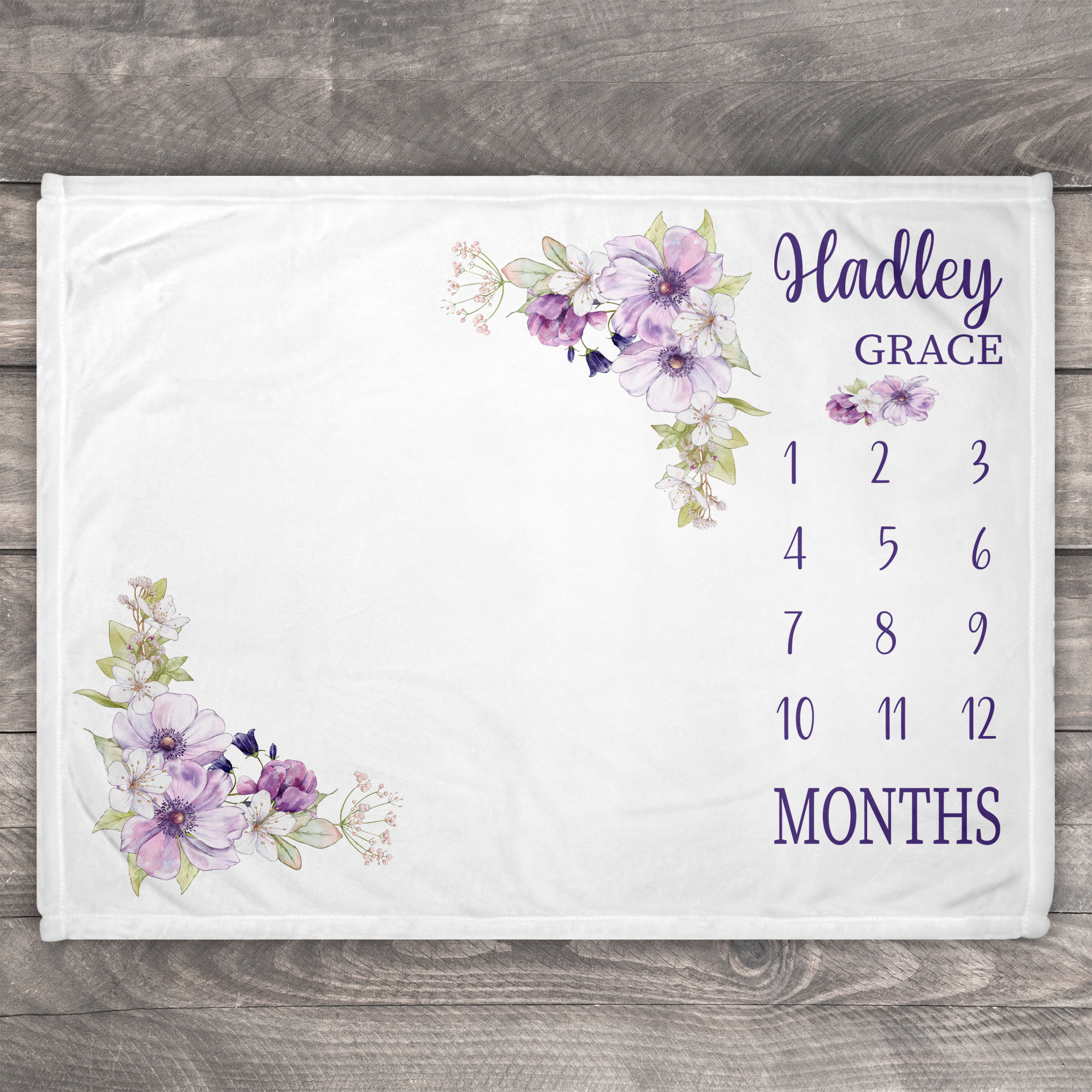 Floral Milestone Blanket Baby Milestone Blanket Girl Monthly Milestone Blanket Girl Floral Nursery Floral Baby Shower Gift Personalized Etsy Canada