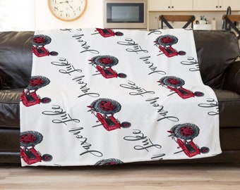Personalized Baby Blanket Boy, Custom Baby Blanket, Minky Baby Blanket Boy, Tractor Toddle Bedding, Receiving Blanket, Unique Baby Boy Gift
