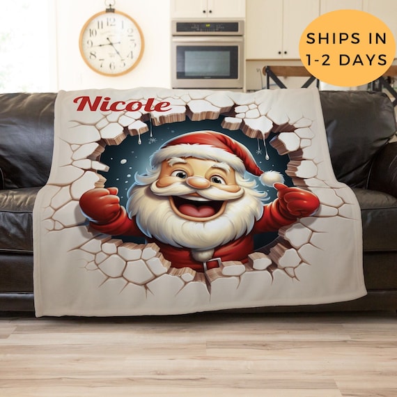 Santa throw online blanket