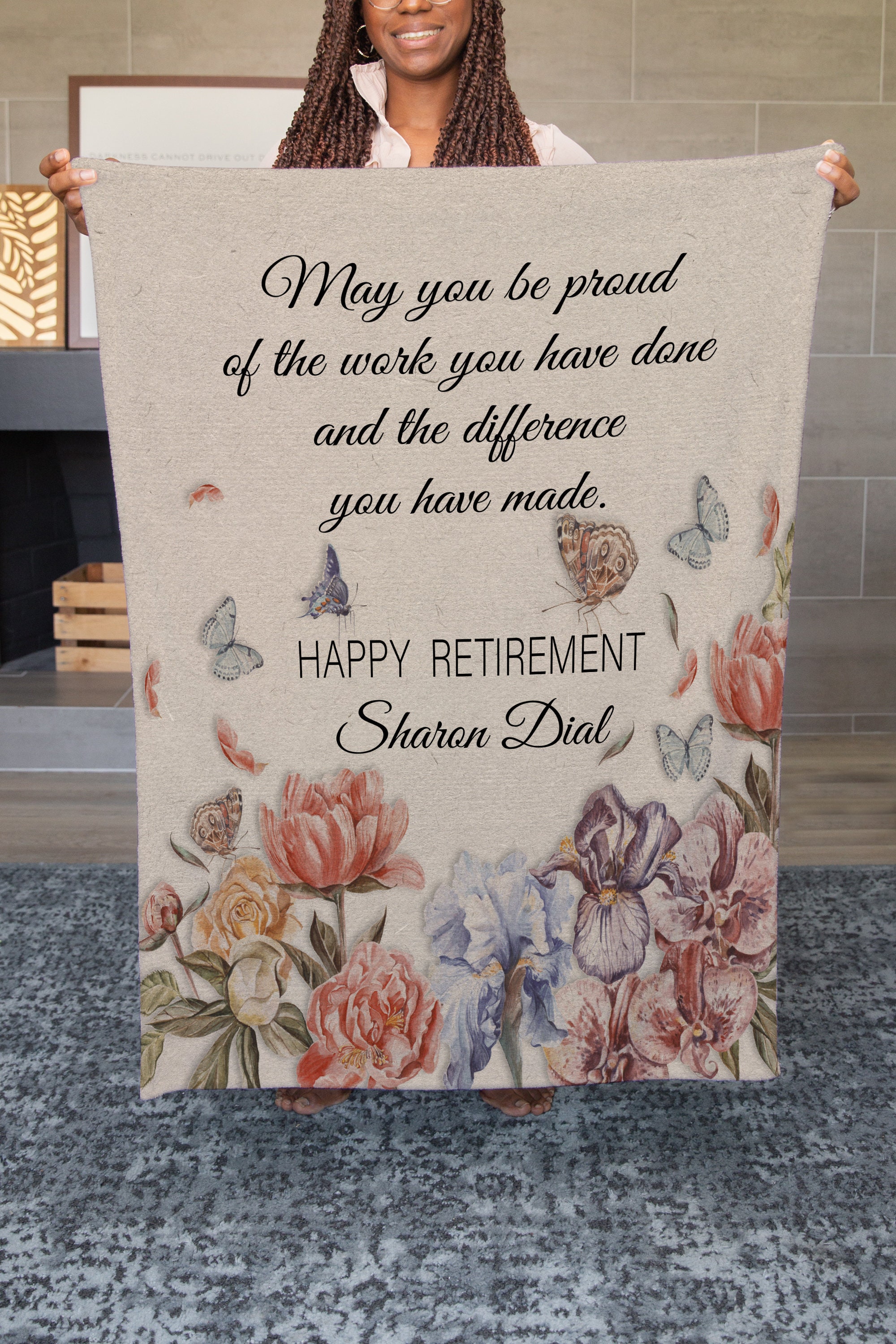 Retirement Blankets for Women Female Retirement Gifts Etsy