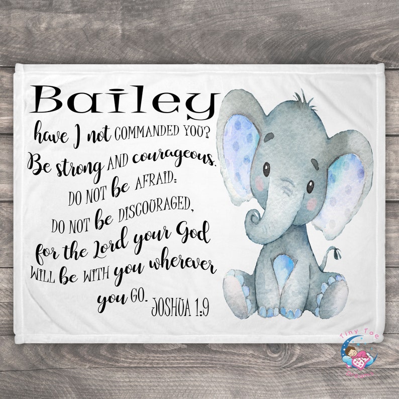 Bible Verse Baby Blanket Baptism Gift Toddler Blanket Etsy