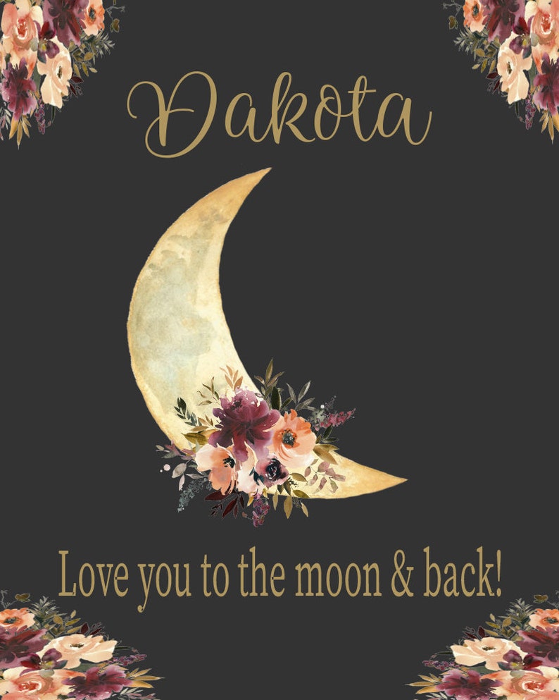 Love You to the Moon and Back, Moon Throw Blanket, Moon Baby Blanket