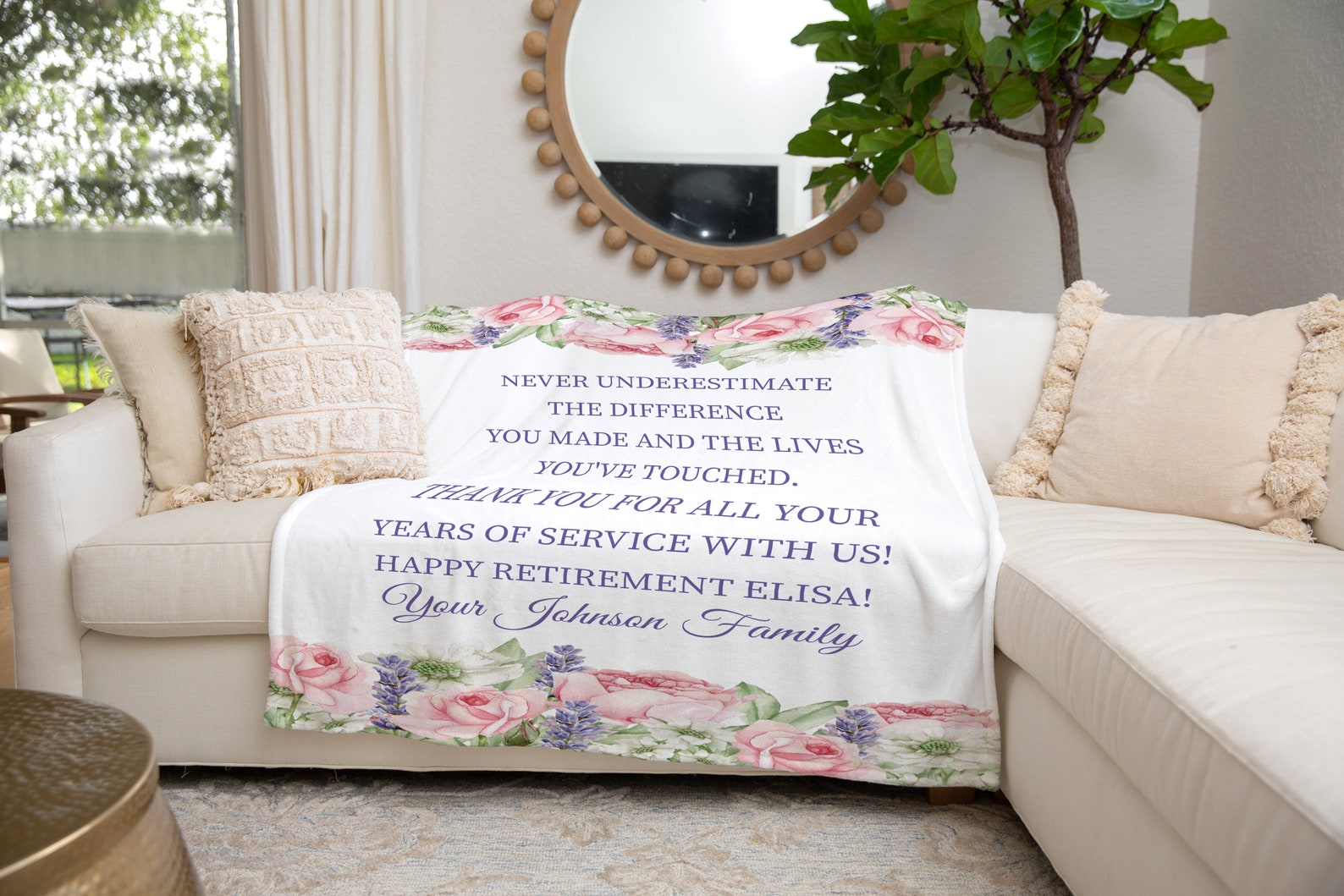 Happy Retirement Retirement Blanket Friend Retirement Gift Etsy