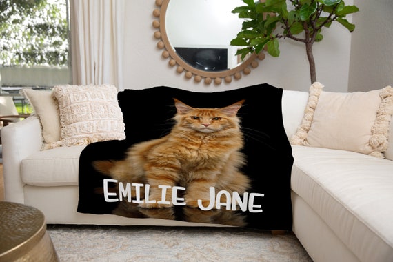 Cat Fleece Throw Blanket Cat Blanket Sherpa Personalized Cat Blankets Cat Lover Gift Custom Blanket Adult Cozy Blanket Etsy Canada