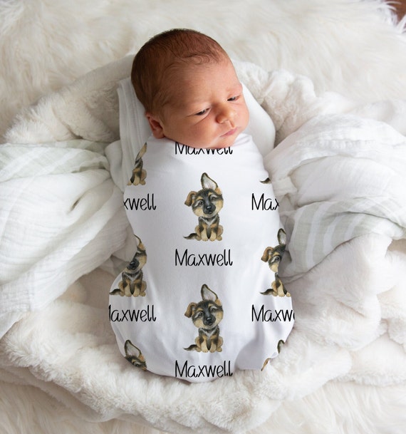 German shepherd baby blanket hotsell