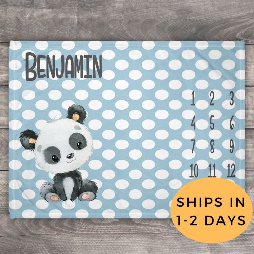 Heart Baby Milestone Blanket Personalized Name Growth Etsy