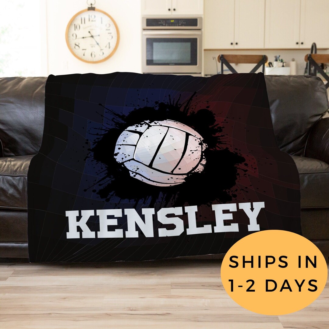 Volleyball Blanket, Volleyball Team Gifts, Volleyball Coach Gift