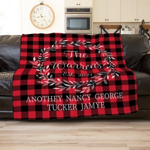 Mr And Mrs Blanket, Personalized Wedding Blanket, Personalized Blanket Throw For Wedding Gift, First Anniversary Gift For Couple, House