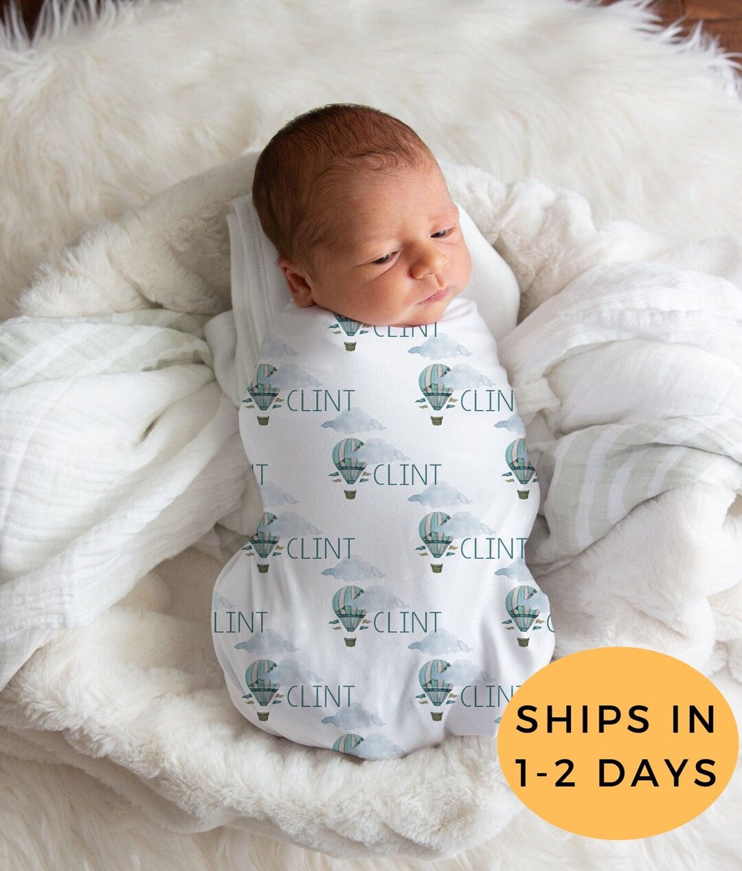 Hot Air Balloon Swaddle Newborn Swaddle Hot Air Balloon Etsy
