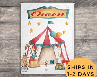 circus crib bedding
