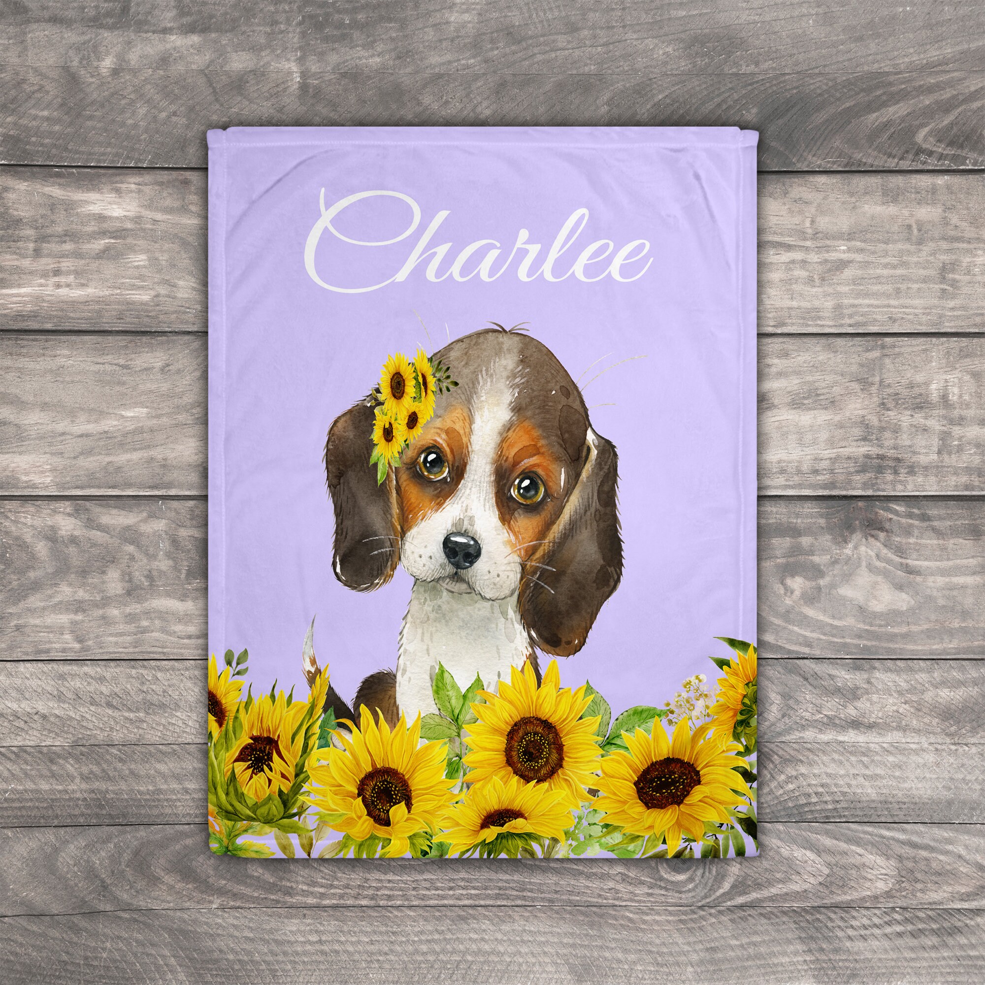 Dog Blanket Personalized Dog Blanket Baby Name Blanket Etsy