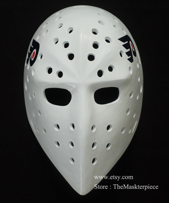 Bernie Parent Ice Full Hockey Mask Helmet 1:1 Etsy