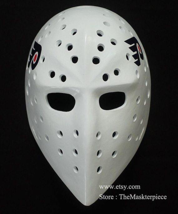 Bernie Parent Ice Full Size Hockey Mask Goalie Helmet 11 Etsy