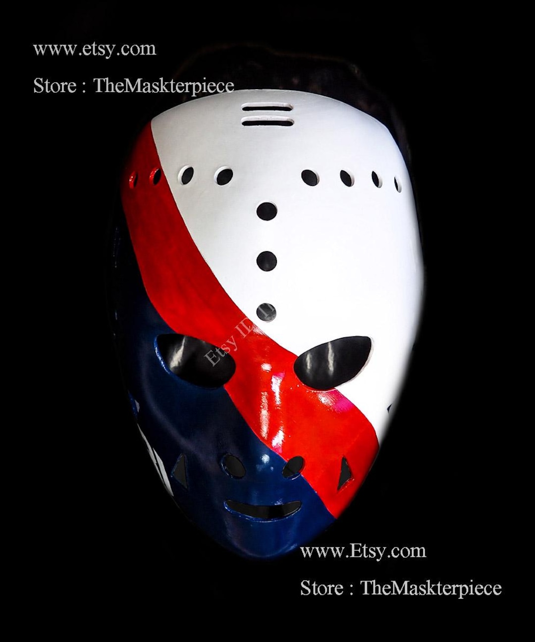 Ed Staniowski Ice Hockey Mask Goalie Helmet 1:1 Scale Home Decor