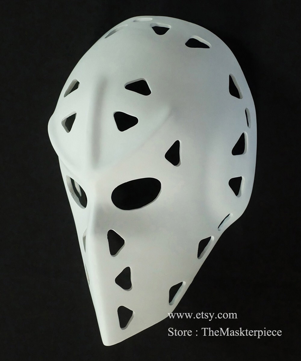 Mike Liut Ice Hockey Mask Goalie Helmet 11 Scale Wearable Home Decor