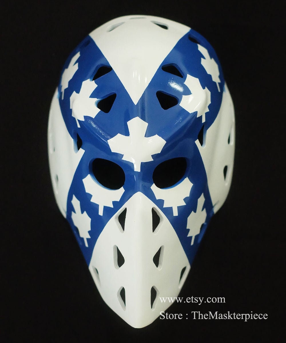 Terry Sawchuk Ice Hockey Mask Goalie Helmet 1:1 Scale Wearable -  Hong  Kong