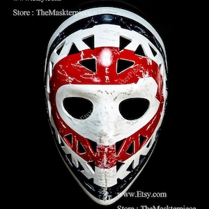 Denis Lemieux Skull Ice Hockey Mask Goalie Helmet 1:1 Scale Wall