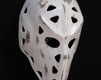 Phil Myre Mask Ice Hockey Mask Goalie Helmet 1:1 Scale Home Decor Vintage Style Worn-out G19