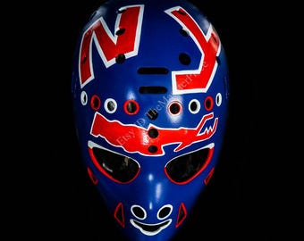 Glenn Resch Ice Hockey Mask Goalie Helmet 1:1 Scale Home Decor