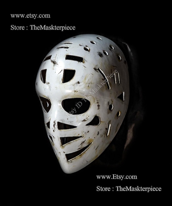 Rick Heinz Ice Hockey Mask Goalie Helmet 1:1 Scale Home Decor