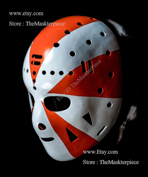 Doug Favell Ice Hockey Mask Goalie Helmet 1:1 Scale Home Decor