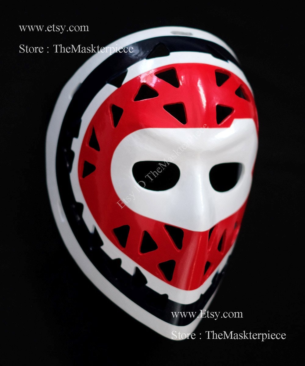 Montreal Ken Dryden Ice Hockey Mask Goalie Helmet 11 Scale Etsy