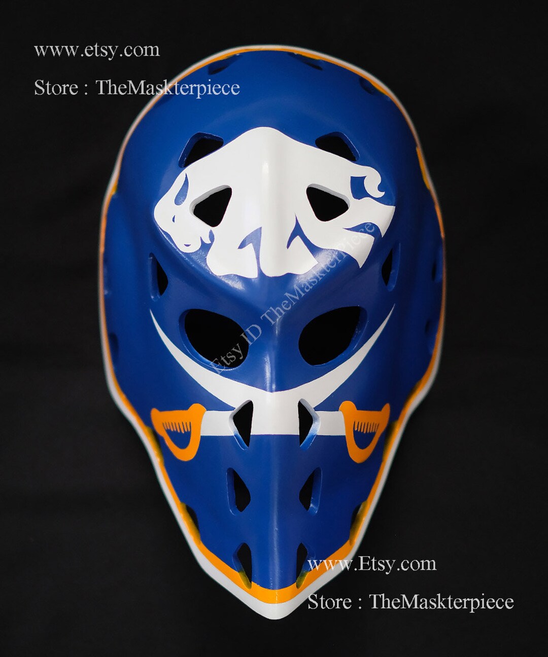 Buffalo Gerry Desjard Ice Hockey Mask Goalie Helmet 11 Scale Etsy