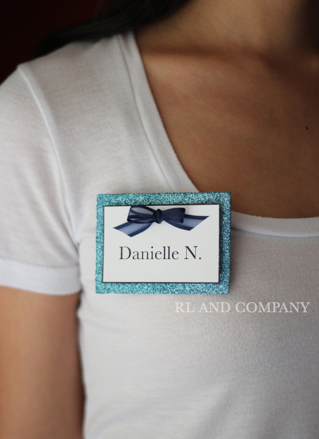 100 Blue Name Tags for Sorority Recruitment Birthdays Etsy