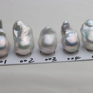 Grande Naturale Metallico Bianco Fireball Loose Pearl,Huge White Flameball Loose Pearl No Hole
