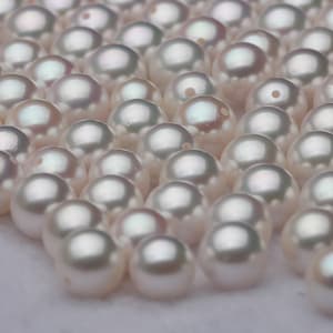 Akoya Loose Pearl---Zoetwater Gekweekte Akoya Pearl half geboord