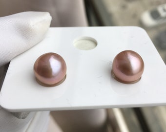 10-11mm Natural Large Metallic Edison Pearl Pair,FGU015