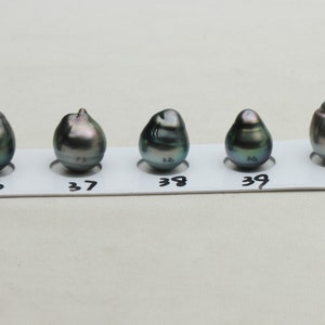Natural Peacock Color Baroque Tahitian Pearl ,Amazing color Teardrop Tahitian Loose Pearl, Seawater Pearl No Hole