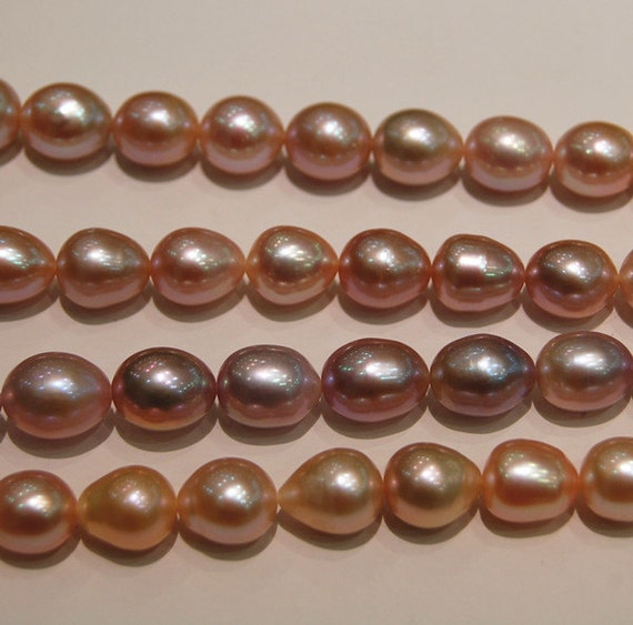 Perle De Culture D'eau Douce Naturelle - Diamètre 10-11 Mm, Référence N016 - Pour Création De Bijoux