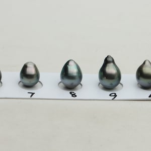 Natural Peacock Color Baroque Tahitian Pearl ,Amazing color Teardrop Tahitian Loose Pearl, Seawater Pearl No Hole