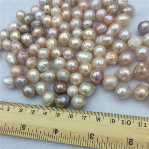 10-11mm Baroque Pearl,Freshwater Cultured Irregular Pearl,Nucleated Pearls,Cheap Edison Pearl, CLEARANCE PRICE
