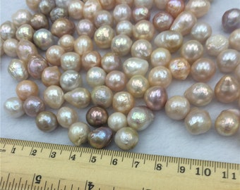 10-11mm Baroque Pearl,Freshwater Cultured Irregular Pearl,Nucleated Pearls,Cheap Edison Pearl, CLEARANCE PRICE