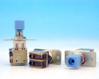 3x PT24 220V 1A HEAVY DUTY TOGGLE On-Off GUITAR MINI SWITCH DPST Double SPDT