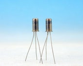2x GS109 Electrically Matched Pair RFT Germanium PNP Transistors Fuzz Face Pedal Effect Metal Case Art Project GS112 AC122 AC125