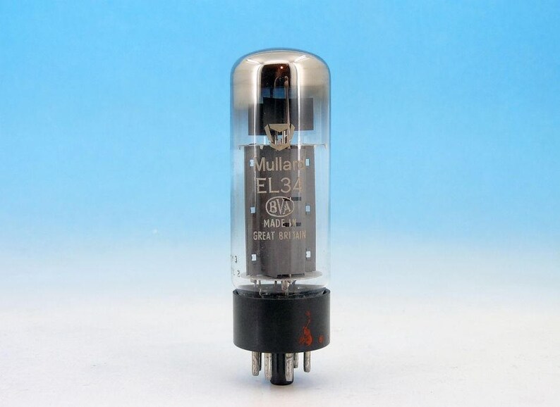 1x EL34 Power Output Pentode xf3 70/'s Mullard BVA Blackburn British Electrically TESTED TUBE 6CA7 6\u041f27\u0421