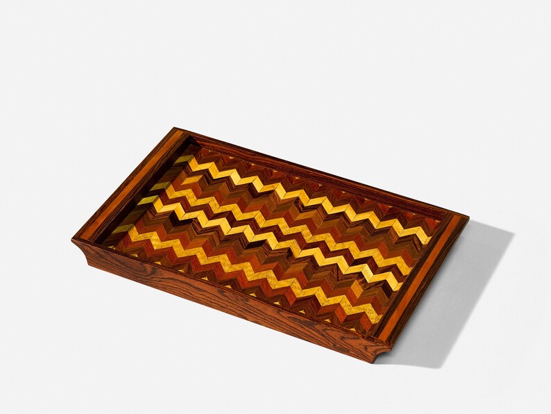 Don Shoemaker Mixed Woods Tray by Senal image 2