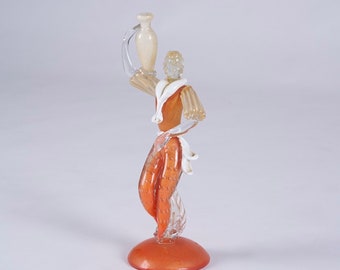 Vintage midcentury Venetian glass figurine