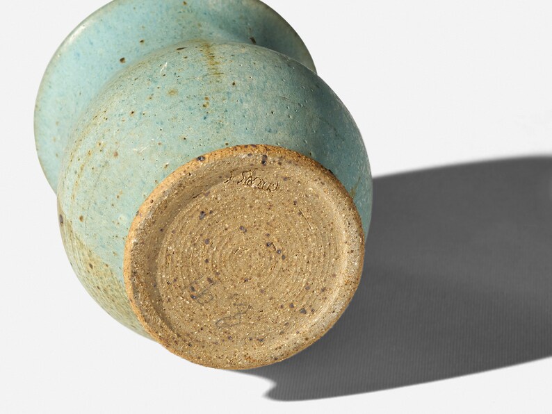 Mid century studio pottery vase image 5