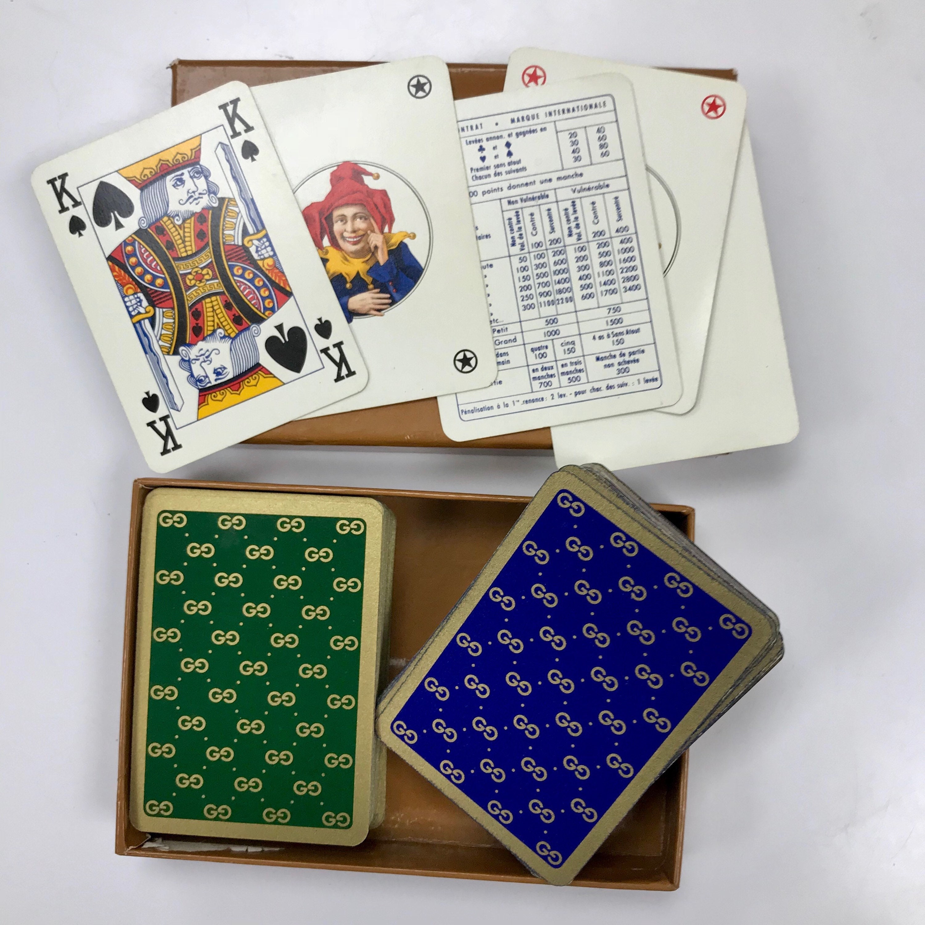 Vintage GUCCI Playing Card Set at Rice and Beans Vintage