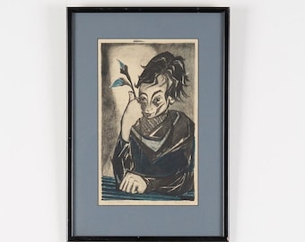 Pauli Doyle Simpson print titled “Self Portrait I”