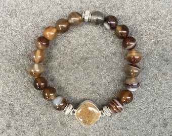 Pulseira de areia Sardonyx Shore Line