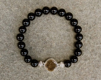Pulseira Areia Shore Line Ônix Preto
