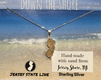 Shore Line NJ Sand Necklace