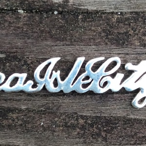 Sea Isle City - New Jersey Shore Town Sterling Silver Necklace